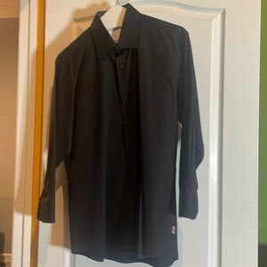 🖤English Laundry, black button down long sleeve size 17.5 32/33🖤